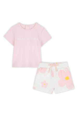 Set di maglietta e pantaloncini con stampa floreale MARC JACOBS KIDS | W60517475